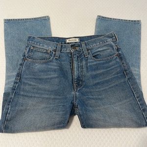 Size 26 madewell bootcut two tone jeans